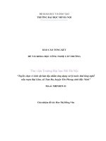 Tuyển chọn vi sinh vật bản địa nhằm ứng dụng xử lý nước thải làng nghề nấu rượu đại lâm, xã tam đa, huyện yên phong, tỉnh bắc ninh  