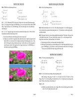 Nội dung ôn tập Khối 9 môn Toán Lần 2