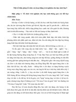 skkn một số biện pháp tổ chức các hoạt động trải nghiệm cho học sinh lớp 5 