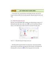 Môn Tin Học Lớp 8 - tuần 22 - 23