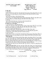 Tiết 18: Kiểm tra giữa kì I