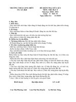 Tiết 15: Kiểm tra giữa kì I