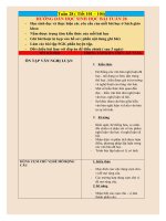 Môn Ngữ Văn Lớp 7 - Tuần 28 - 30