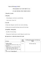 Tải Giáo án Thể dục lớp 3: Bài 18 - Ôn 2 động tác vươn thở và tay của bài thể dục phát triển chung