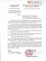 Kéo dài thời gian nghỉ học của học sinh, sinh viên, học viên của huyện do dịch bệnh Covid-19