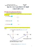 Bài giảng hóa học lớp 9 tuần 3, 4 HK 2