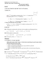 Đề cương ôn tập toán lớp 9 đợt 8