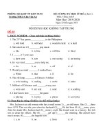 đề cương ôn tập tự học ở nhà đợt 6 từ ngày 23032020