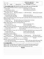 Đề kiểm tra Tin học 9 học kỳ 1 (2018-2019) - Website Trường THCS Phan Bội Châu - Đại Lộc - Quảng Nam