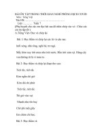 ĐỀ ÔN TẬP CHO HS TẠI NHÀ_LỚP 1_ĐỢT 7 - Website Trường Tiểu Học Trần Đình Tri - Đại Lộc - Quảng Nam