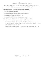 PHIẾU BÀI TẬP TOÁN SỐ 4 -TUAN 6- 7E ( BT HS nghỉ phòng, chống dịch nCoV)