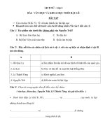 Bài học thứ sáu, ngày 17 tháng 4 năm 2020 - Khối lớp 4