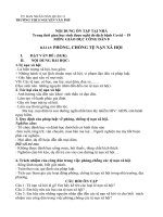 Nội dung ôn tập cho học sinh trong thời gian nghỉ học do dịch bệnh Covid - 19 Khối 8