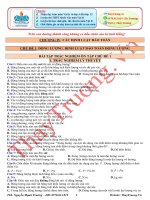 BÀI TẬP TRẮC NGHIỆM ÔN TẬP CHỦ ĐỀ 1 File