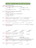 ĐỀ SỐ 35 - CHUYÊN LONG AN, LONG AN- HKI-1819