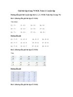 Luyện tập (trang 74)