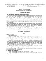 Đáp án tốt nghiệp THPT Quốc Gia môn Ngữ văn hệ bổ túc 2005-2006 - Học Toàn Tập