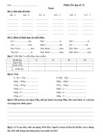 NGUYỄN VĂN TRỖI - ÔN TẬP KIẾN THỨC LỚP 3