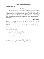 Nội dung bài học lớp 4