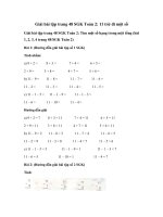 11 trừ đi một số: 11 – 5 (trang 48)