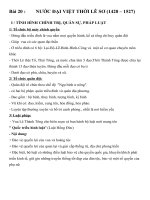 Nội dung ôn tập tại nhà trường THCS Nguyễn Hồng Đào môn ĐỊA 7, GDCD 7, LÝ 7, SỬ 7