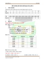 Đề cương ôn tập cuối kì 2 Toán lớp 3 năm 2018-2019