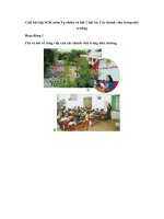 bài 16: Các thành viên trong nhà trường