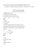 Unit 1. Nice to see you again