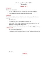 Nội dung dạy học trực tuyến Lớp 4