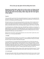 Tối ưu hóa các phương án phát triển hệ thống thoát nước