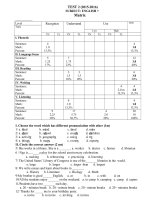 Anh 7-Test 2 - Website Trường THCS Phan Bội Châu - Đại Lộc - Quảng Nam