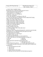 Sinh 92 _ Đề kiểm tra HK2 - Website Trường THCS Phan Bội Châu - Đại Lộc - Quảng Nam