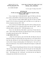 KẾ HOẠCHTổ chức các hoạt động trải nghiệm sáng tạo trong nhà trườngNăm học 2019 - 2020