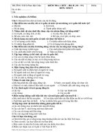 Đề kiểm tra 1 tiết – HK2 (Sinh 9) - Website Trường THCS Phan Bội Châu - Đại Lộc - Quảng Nam