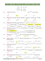 ĐỀ SỐ 20 - CH. THOẠI NGỌC HẦU, AN GIANG - HKI - 1819