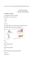 Unit 5. Can you swim?