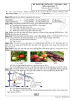 Đề thi giữa kì 1 môn Hóa lớp 12 - THPT Nguyễn Trãi 2018