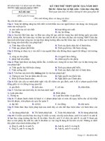Đề thi thử THPT quốc gia môn GDCD trường Nguyễn Trung Thiên, Hà Tĩnh lần 1 mã đề 002 - Học Toàn Tập
