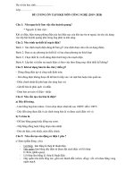 Đề cương ôn tập kiểm tra HK2 môn công nghệ 8