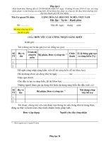 Mẫu báo cáo sáng kiến kinh nghiệm