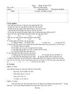 Download Đề khảo sát chất lượng HKI ngữ văn khối 8