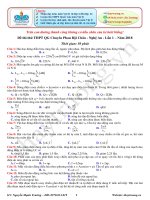 16.Đề thi thử THPT QG Chuyên Phan Bội Châu - Nghệ An - Lần 1 – Năm 2018 (Giải chi tiết) File