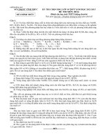 Download Đề thi và đáp án thi HSG hóa học 10 tỉnh Vĩnh Phúc