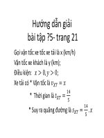 Toán 9:Hướng dẫn giải  bài tập ?5- trang 21