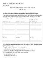 * Phiếu học tập - Khối 4 - Tuần 28