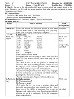 GA TIENG ANH 4 – UNIT 5