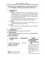 Sử 9 – Tuần 25 – Tiết 30BÀI 26: BƯỚC PHÁT TRIỂN MỚI CỦA CUỘC KHÁNG CHIẾNTOÀN QUỐC CHỐNG THỰC DÂN PHÁP (1950-1953)