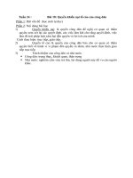 GDCD 8: Tuần 24 :                    Bài 18: Quyền khiếu nại tố cáo của công dân