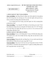 Đề thi học sinh giỏi môn lịch sử lớp 9 vòng 1, Phòng GD&ĐT huyện Bình Giang, Hải Dương 2014-2015 - Học Toàn Tập