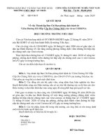 quyết định về việc thành lập ban chỉ đạo phòng dịch bệnh viêm đường hô hấp cấp do chủng mới của virus corona – tiểu học an thái